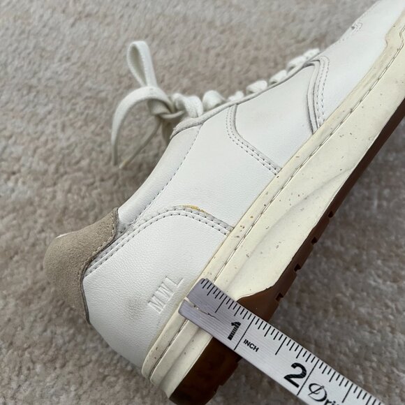 Madewell Court White Leather Sneakers Shoes 8 - Picture 11 of 11